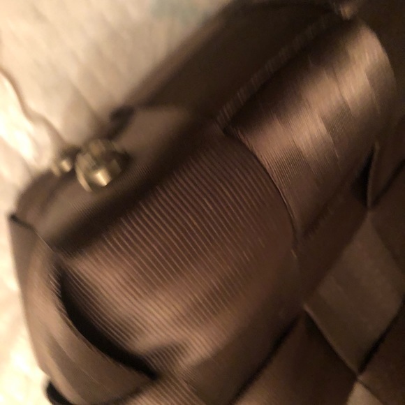 Harvey’s original seatbelt bag brown convertible messenger tote bag adjustable - Picture 3 of 10